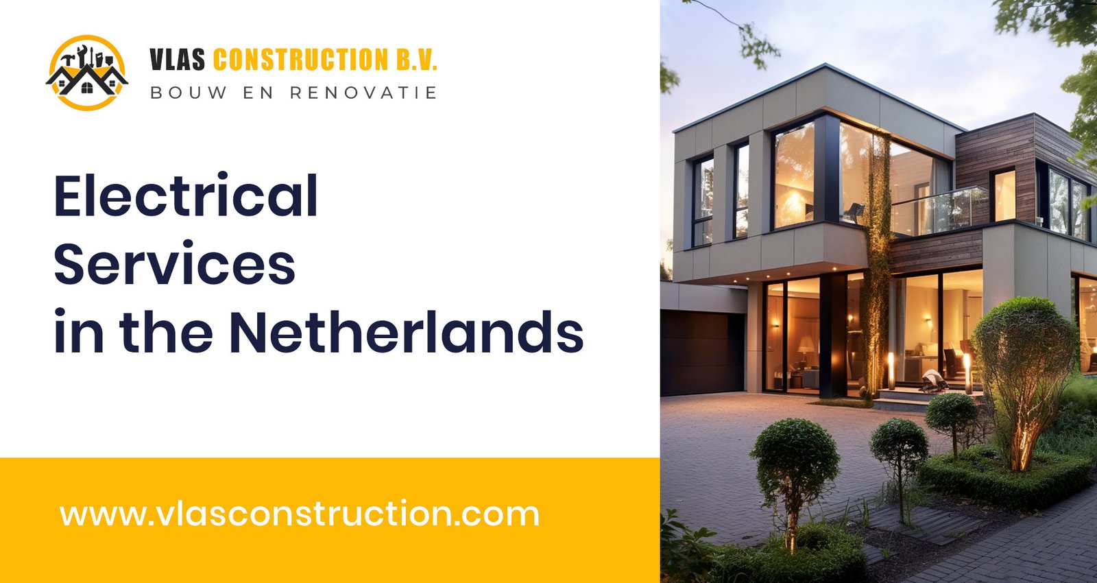 Electrical Services | Vlas Construction B.V.